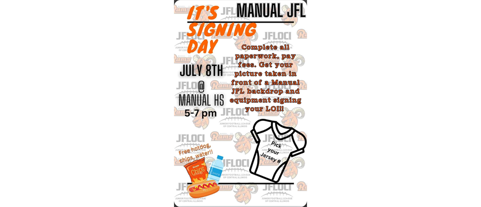 Manual JFL Signing Day - July 8